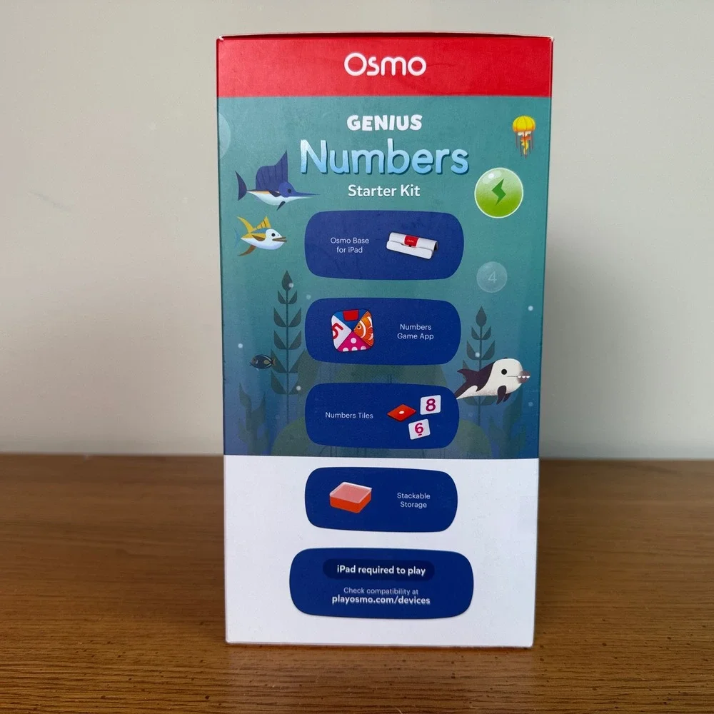 Osmo Genius Numbers Starter Kit Educational Math Games for iPad Ages 6-10